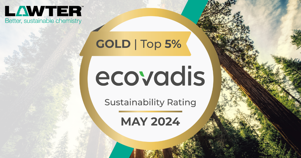 EcoVadis Sustainability Rating - Gold Award - Lawter